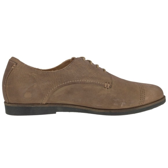 OluKai Shoes - Olukai Size 9 Keawe Beige‎ Leather Flat Oxford Lace Dress Shoes 20258 Women's